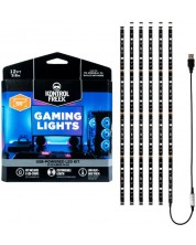 Banda LED KontrolFreek - Gaming Lights Kit, RGB, 3.6m, neagra -1