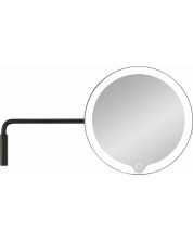 Oglindă cu amplificare LED Blomus - Modo, IP44, 20 x 35,6 cm, neagră -1