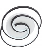 Plafon LED Smarter - Intersia 01-2757, IP20, 38W, reglabil, negru -1