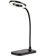 Lampa LED cu incarcator wireless Rabalux - Hardin, IP20, 5W, 210-720lm, negru -1