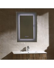 Oglindă de perete cu LED Inter Ceramic - ICL 1793, 60 x 90 cm, albastru -1