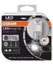 Becuri auto LED Osram LEDriving - HL Easy, H7/H18, 16.2W, 2 buc. -1