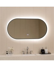 Oglindă de perete cu LED Inter Ceramic - ICL 1832, 60 x 120 cm, negru -1