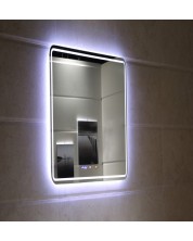 Oglindă de perete cu LED Ceramic - ICL 1799, 60 x 80 cm, albastru -1