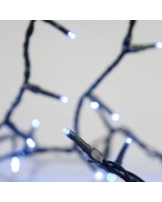 Becuri cu LED Eurolamp - Line, 100 buc, IP44, 31V, 3,6 W, 8,15 m, cablu verde, albastru -1
