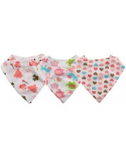 Baveta-bandana Lorelli - Girl, assoritiment -1