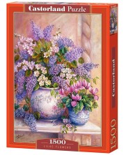 Puzzle Castorland de 1500 piese -Flori de liliac, Trisha Hardwick