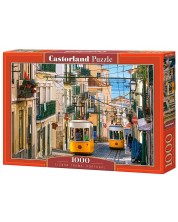 Puzzle Castorland de 1000 piese - Tramvaiele in Lisabona, Portugalia