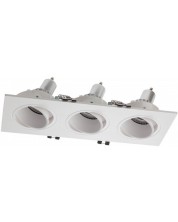 Spot incastrat Smarter - PT03 70394, IP20, GU10, 3x50W, alb mat -1