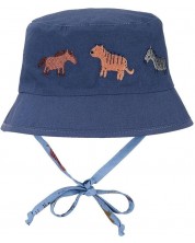 Pălărie de vară cu două fețe și protecție UV 50+ Sterntaler - Animale, 51 cm, 18-24 luni