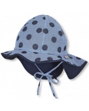 Pălărie pentru copii cu protecţie UV 50+ Sterntaler - 53 cm, 2-4 ani, albastra