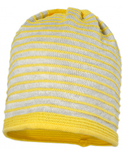 Palarie de vară tricotată Maximo - Galbena/gri -1