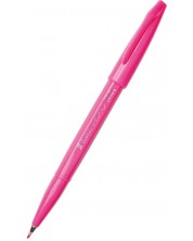 Marker pensula Pentel Sign Pen - SES15C, roz -1