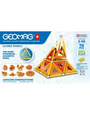 Constructor magnetic Geomag - Classic, 78 de piese -1
