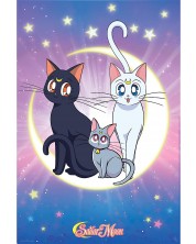GB eye Animation maxi poster: Sailor Moon - Luna, Artemis și Diana -1