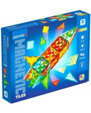Constructor magnetic Geomag - Plăci colorate, Rachetă, 32 piese - imagine 1