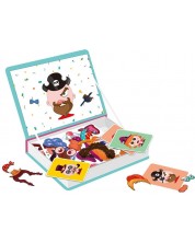 Carte magnetică Raya Toys - Fețe nebune, 55 de părți