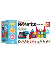 Constructor magnetic Educa - În husă 18 piese