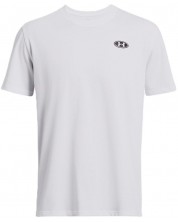 Tricou pentru bărbați Under Armour - Heavyweight Left Chest Patch ,alb