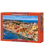Puzzle Castorland de 1500 piese - Marina Corricella, Italia