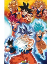 Poster maxi GB eye Animation: Dragon Ball Super - Goku's Transformations -1