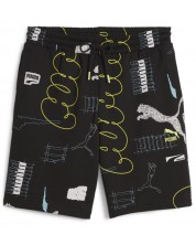 Pantaloni scurți pentru bărbați Puma - Classics Brand Love Aop , negri