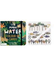 Carti magice Floss&Rock - Coloreaza cu apa, Dinozauri