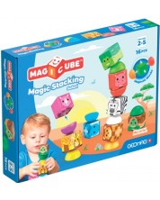 Constructor magnetic Geomag - Magicube, Safari, 16 piese