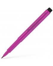 Marker cu pensula Faber-Castell Pitt Artist - Roz violet (125) -1