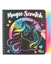 Cartea de colorat Magic Scratch Depesche Top Model Ylvi