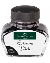 Cerneala pentru stilou Faber-Castell - Neagra, 30 ml -1