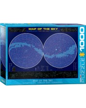Puzzle Eurographics din 1000 de piese - Harta cerului -1