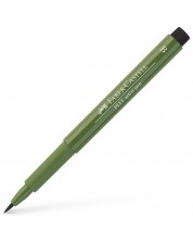 Marker cu pensula Faber-Castell Pitt Artist - Verde crom (174)