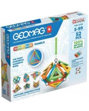 Constructor magnetic Geomag - Supercolor, 52 piese -1