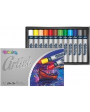 Pasteluri uleioase Colorino Artist - 12 culori -1