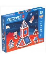 Constructor magnetic Geomag - Povești magnetice, Marte, 80 piese - imagine 1