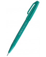 Marker pensula Pentel Sign Pen - SES15C, turcoaz -1