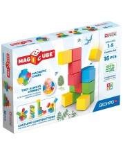 Cuburi magnetice Geomag - Magicube Creații, 16 piese -1