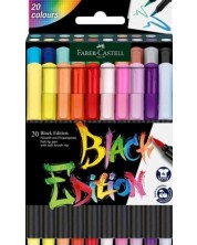 Marker-penie Faber-Castell Black Edition - 10 culori