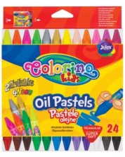 Pasteluri uleioase Colorino Kids - 24 culori -1