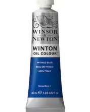 Vopsea de ulei Winsor & Newton Winton - Ftalocianină albastră, 37 ml
