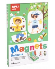 Joc magnetic pentru copii  APLI - Anotimpuri