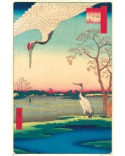 Poster maxi GB eye Art: Hiroshige - Kanasugi at Mikawashima -1
