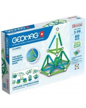 Constructor magnetic Geomag - Clasic, 60 piese -1