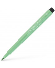 Marker cu pensula Faber-Castell Pitt Artist - Verde ftalic deschis (162) -1