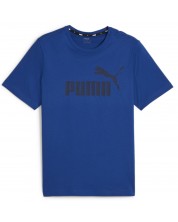 Tricou pentru bărbați Puma - Essentials Logo Tee , albastru -1