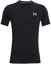 Tricou pentru bărbați Under Armour - HeatGear Fitted, mărimea XL, negru