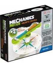 Constructor magnetic Geomag - Mechanics Motion-Compass, 35 de piese