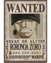 Poster maxi GB eye Animation: One Piece - Zoro Wanted Poster	 -1