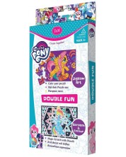 Set creativ Revontuli Toys Oy - Puzzle si gravura, dublu, My little pony -1